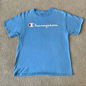 Champion Authentic Athleticwear Medium Blue Shirt Top Tee